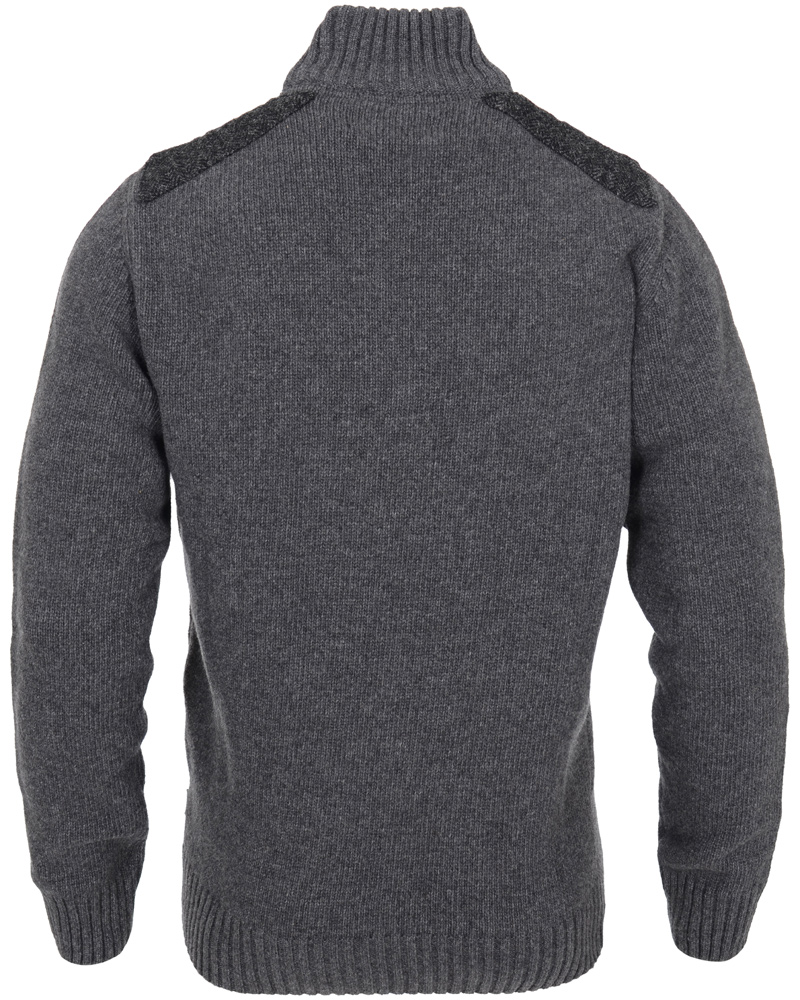 Herr | Tröjor | Barbour Lifestyle | Barbour Waymouth Half Zip Sweater Mid Grey Marl