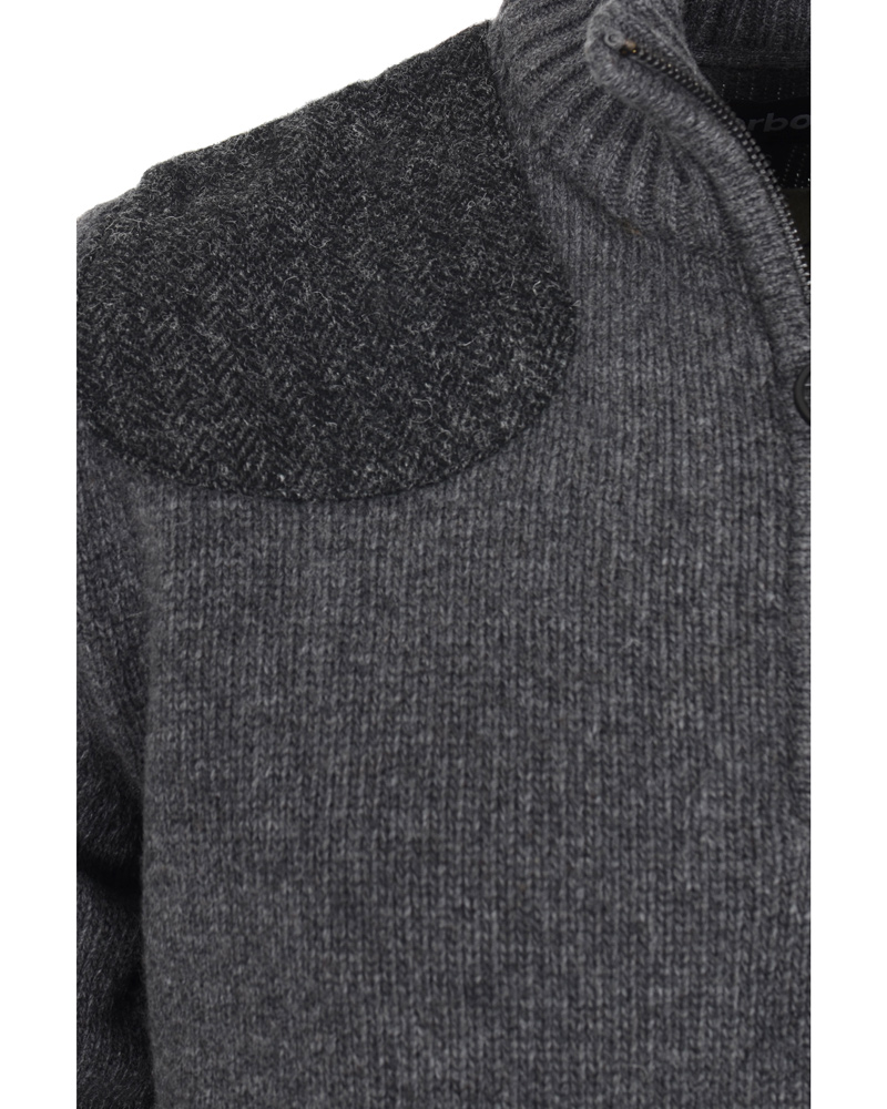 Herr | Tröjor | Barbour Lifestyle | Barbour Waymouth Half Zip Sweater Mid Grey Marl
