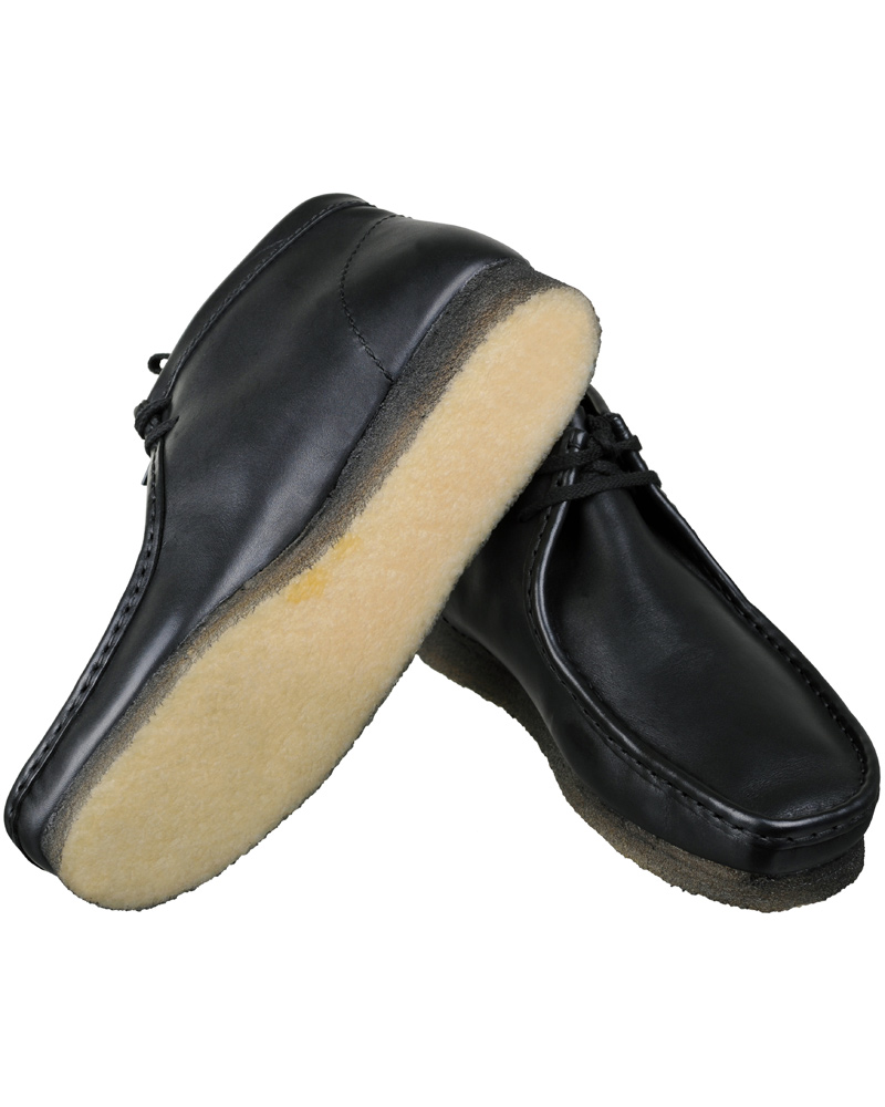 Herr | Clarks Originals Wallabee Boot Black Leather | Clarks Originals | Wallabee Boot Black Leather