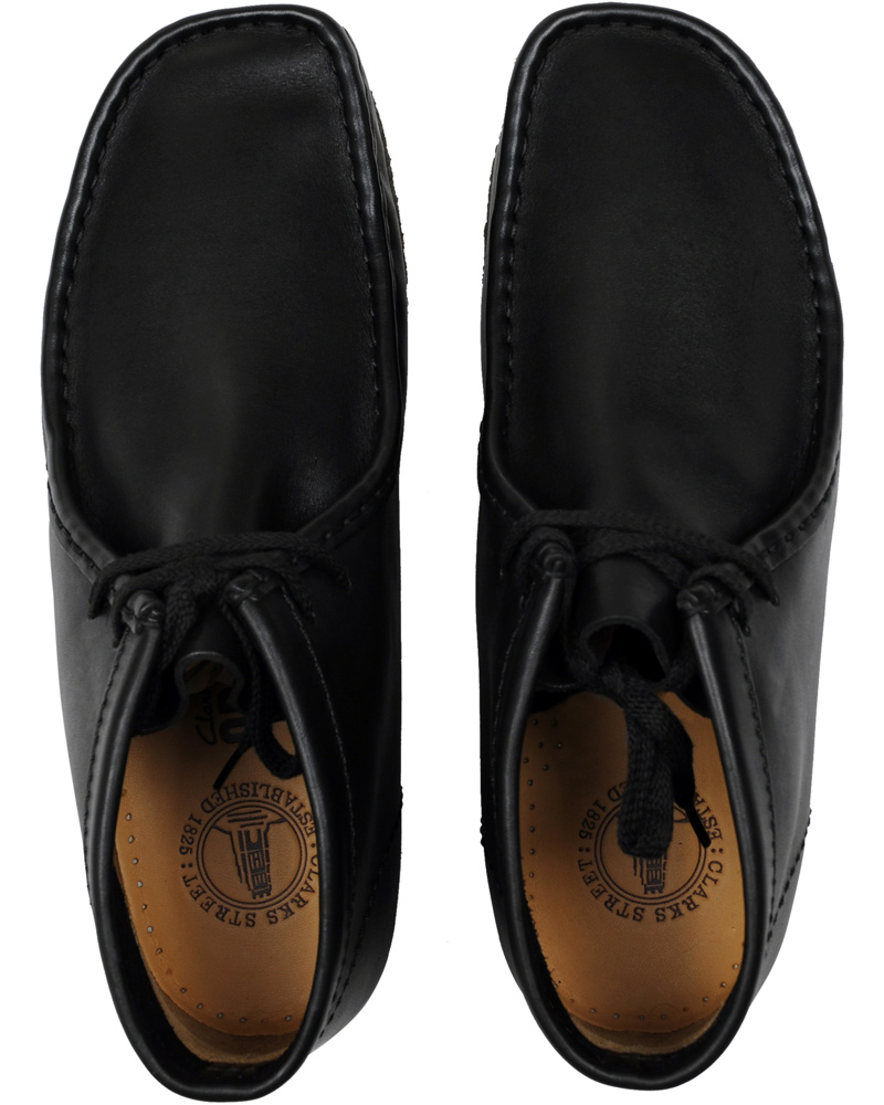 Herr | Clarks Originals Wallabee Boot Black Leather | Clarks Originals | Wallabee Boot Black Leather