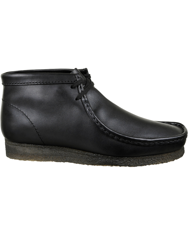 Herr | Clarks Originals Wallabee Boot Black Leather | Clarks Originals | Wallabee Boot Black Leather