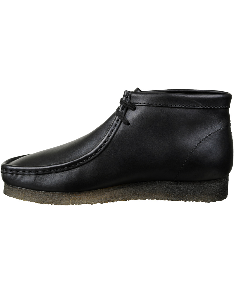 Herr | Clarks Originals Wallabee Boot Black Leather | Clarks Originals | Wallabee Boot Black Leather