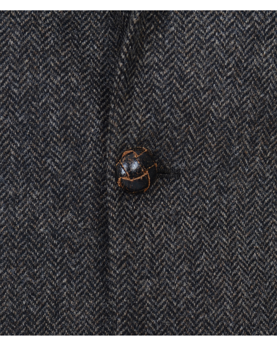 Herr | Kavajer | Oscar Jacobson | Fiore Tweed Jacket Dark Brown