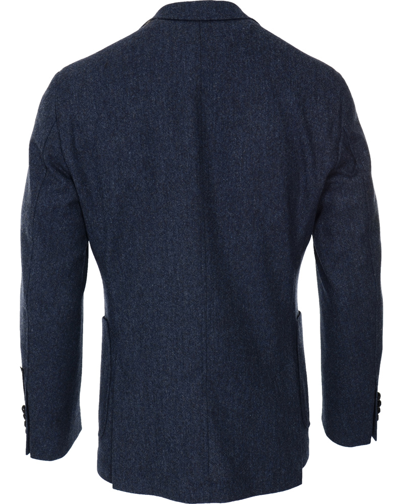Herr | Kavajer | Oscar Jacobson | Frick Tweed Jacket Navy