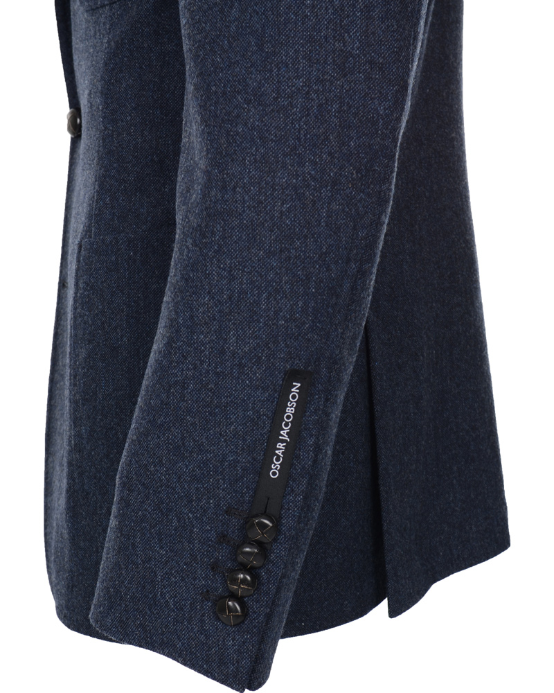 Herr | Kavajer | Oscar Jacobson | Frick Tweed Jacket Navy