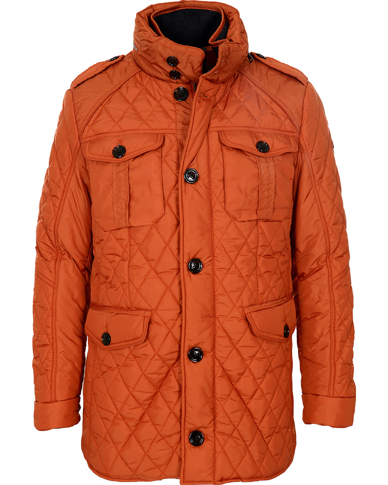 Herr | Jackor | Hackett | Holborn Quilted Jacket Rust