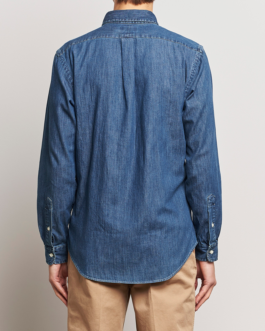 Herr | Skjortor | Polo Ralph Lauren | Custom Fit Shirt Denim Dark Wash