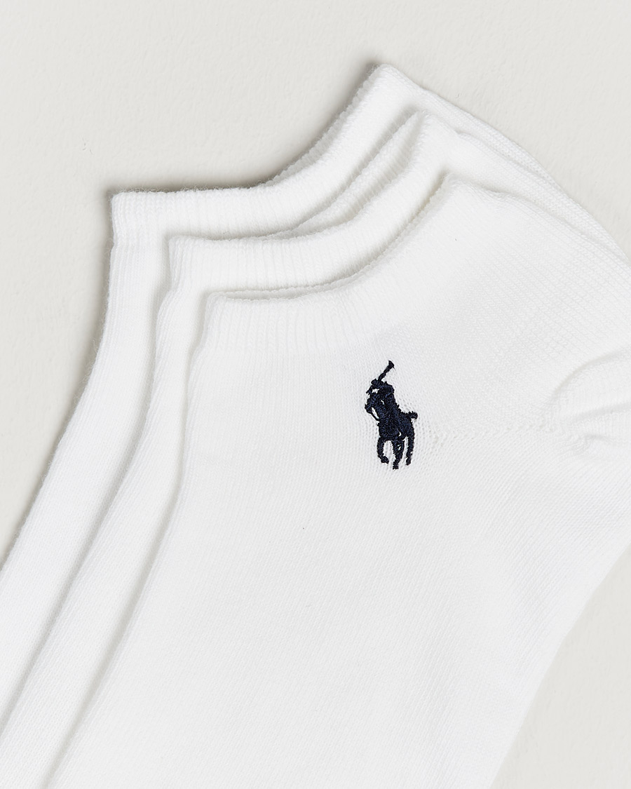 Herr | Preppy Authentic | Polo Ralph Lauren | 3-Pack Ghost Sock White