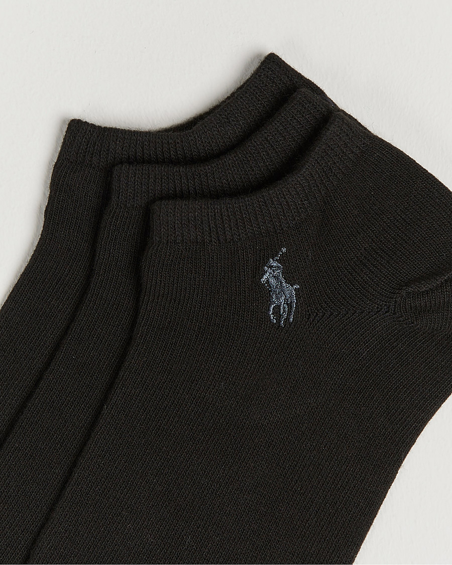 Herr | Strumpor | Polo Ralph Lauren | 3-Pack Ghost Sock Black