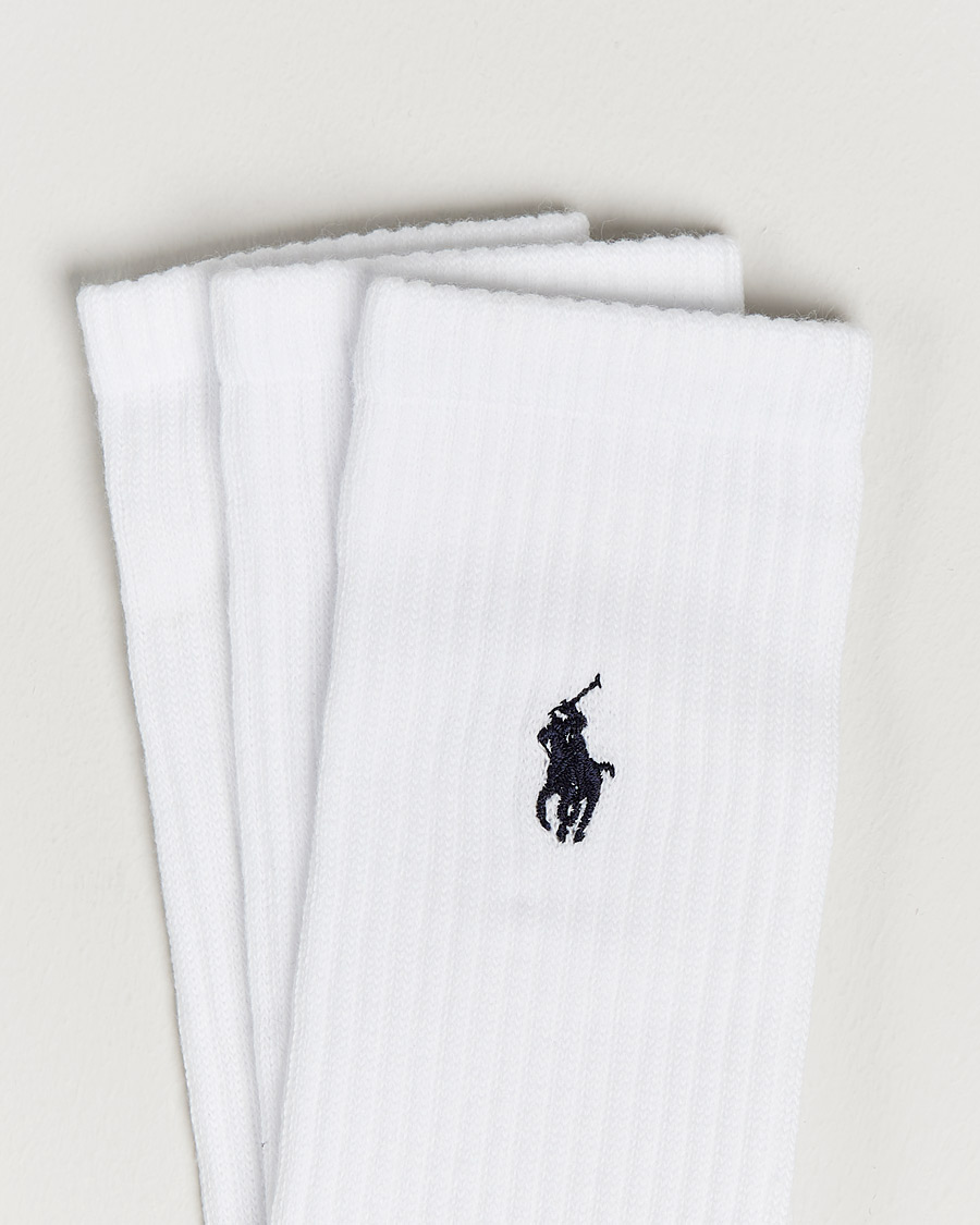 Herr | Underkläder | Polo Ralph Lauren | 3-Pack Sport Socks White