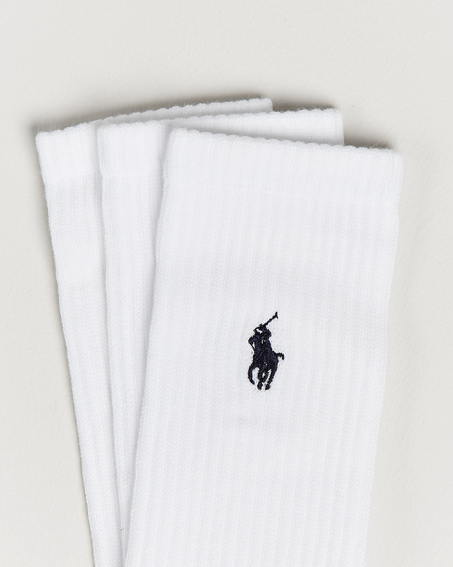 Herr | Avdelningar | Polo Ralph Lauren | 3-Pack Crew Sock White