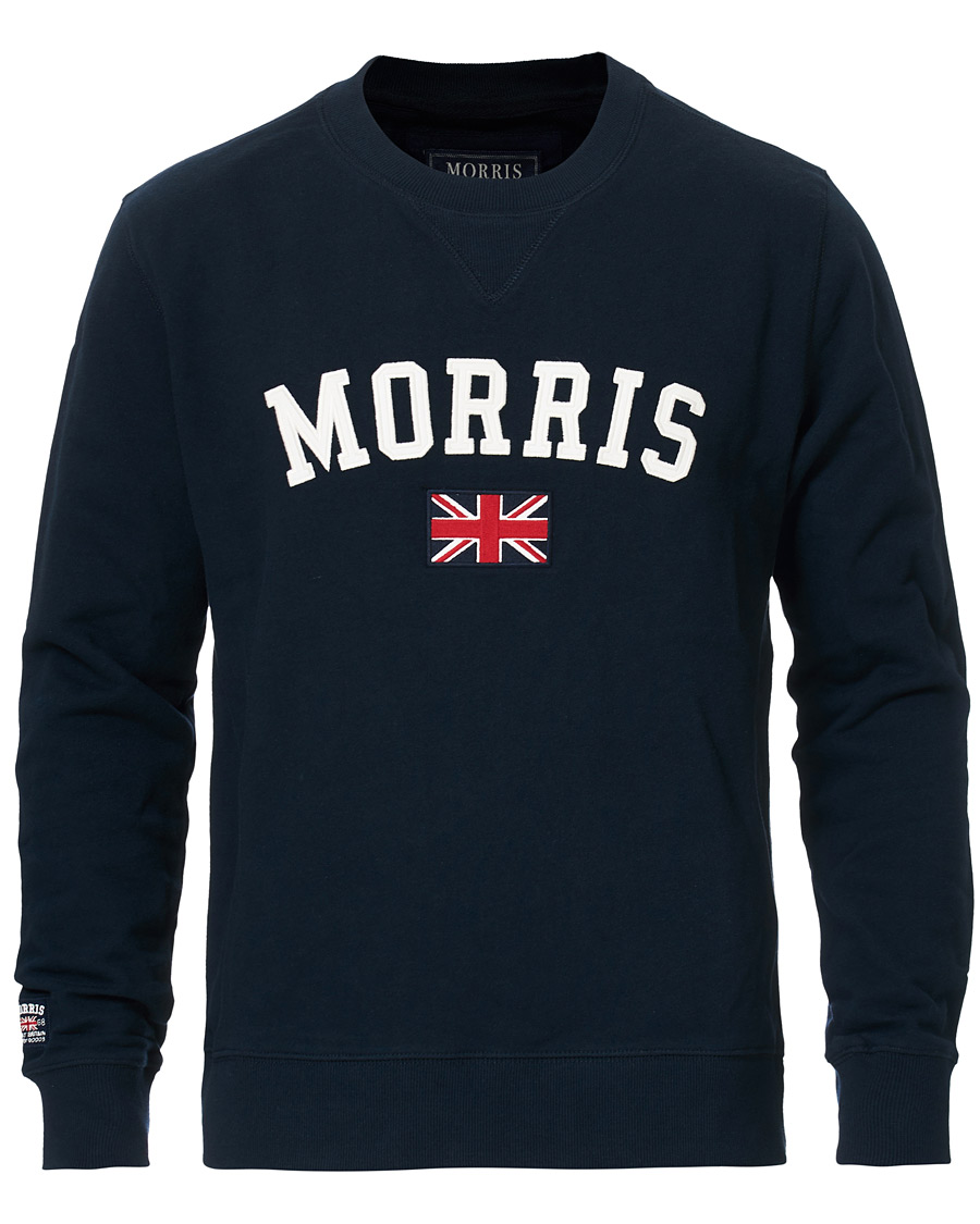 Herr | Tröjor | Morris | Brown Sweater Navy