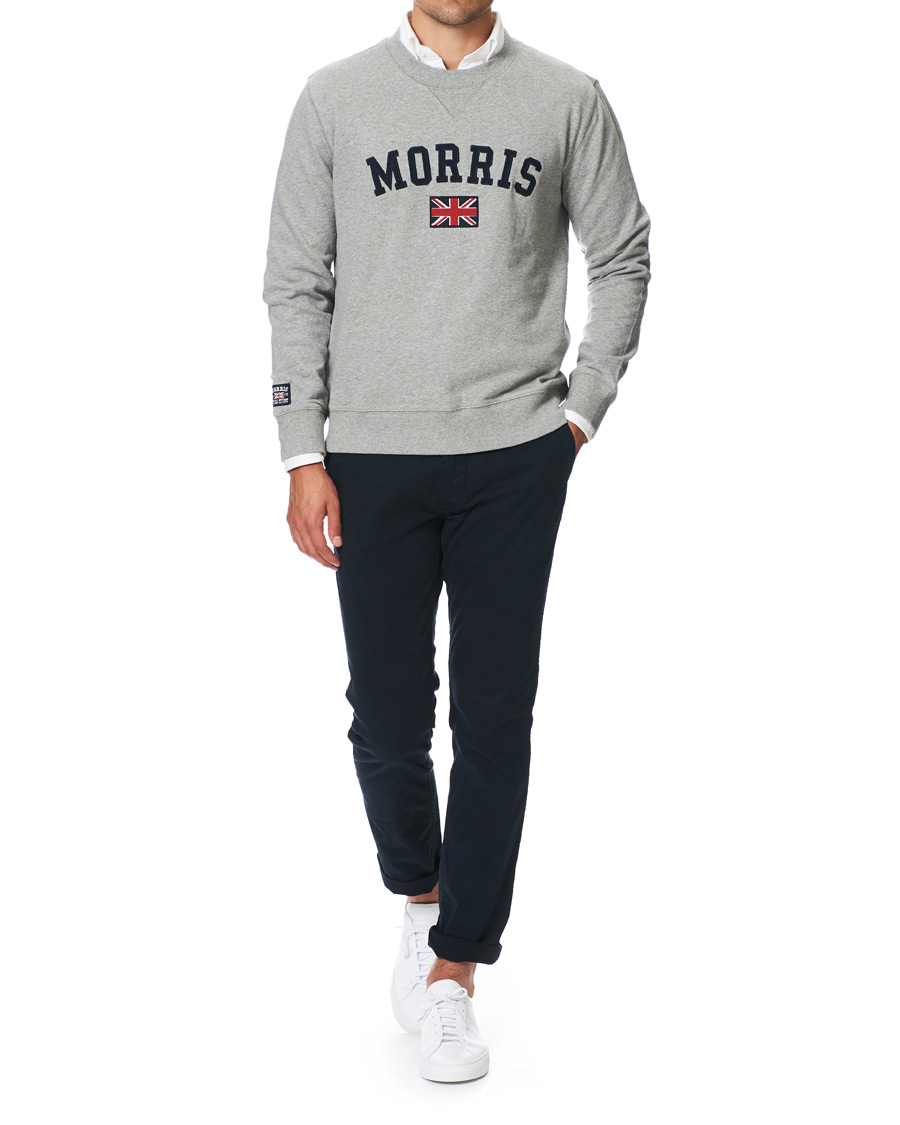 Herr | Tröjor | Morris | Brown Sweater Grey