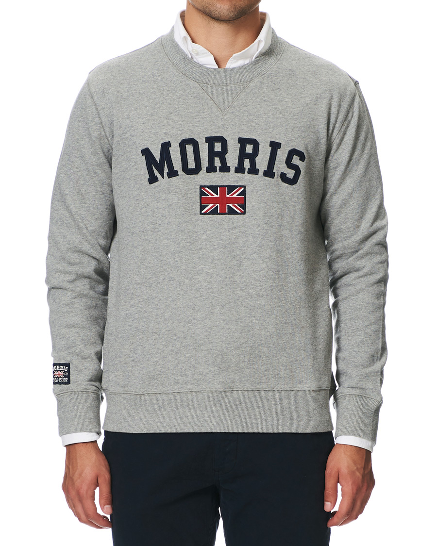 Herr | Tröjor | Morris | Brown Sweater Grey