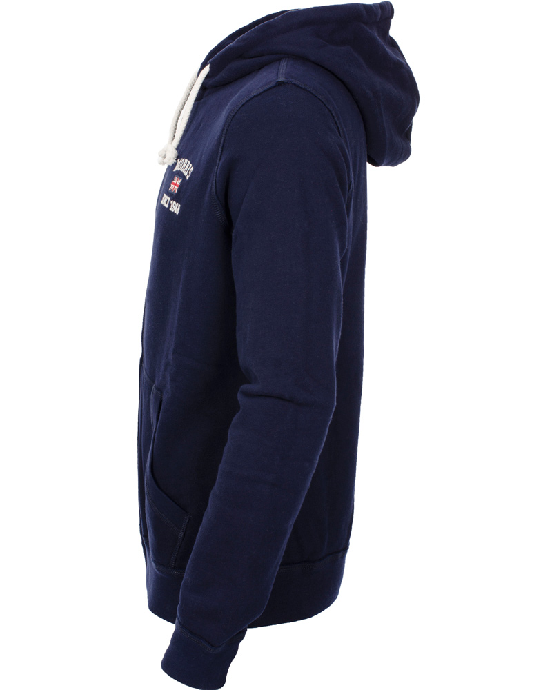 Herr | Tröjor | Morris | Yale Zip-Hood Navy