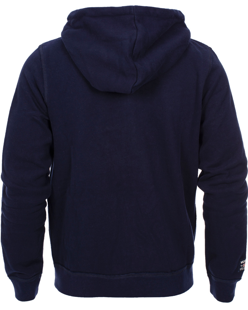 Herr | Tröjor | Morris | Yale Zip-Hood Navy