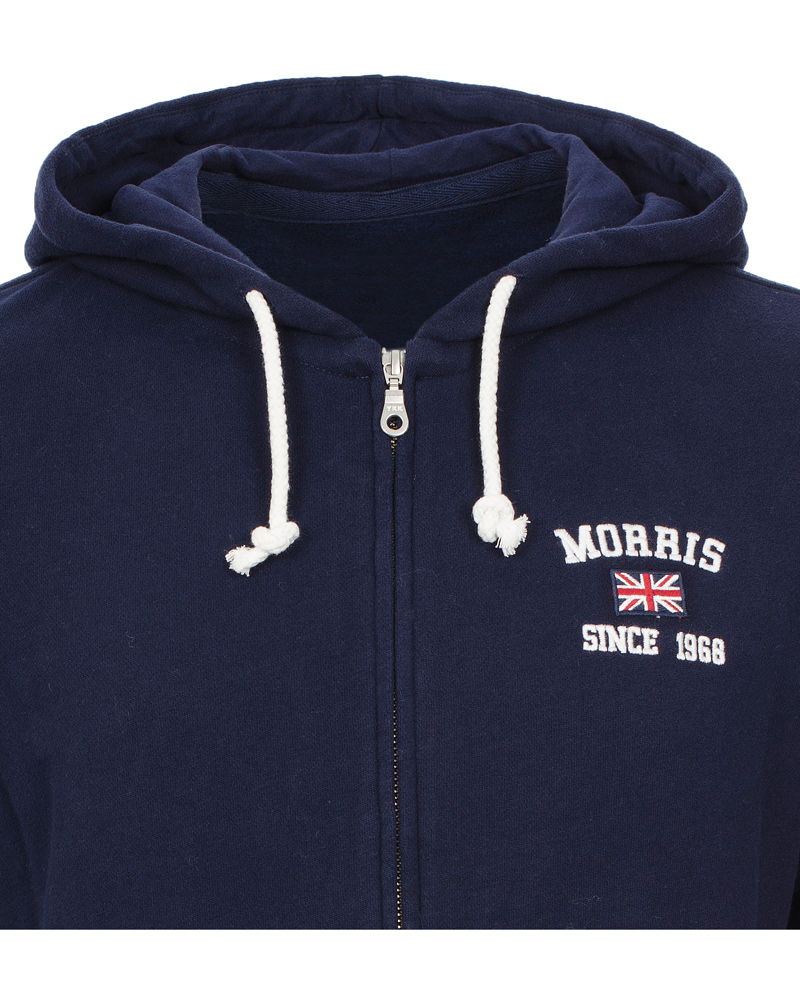 Herr | Tröjor | Morris | Yale Zip-Hood Navy