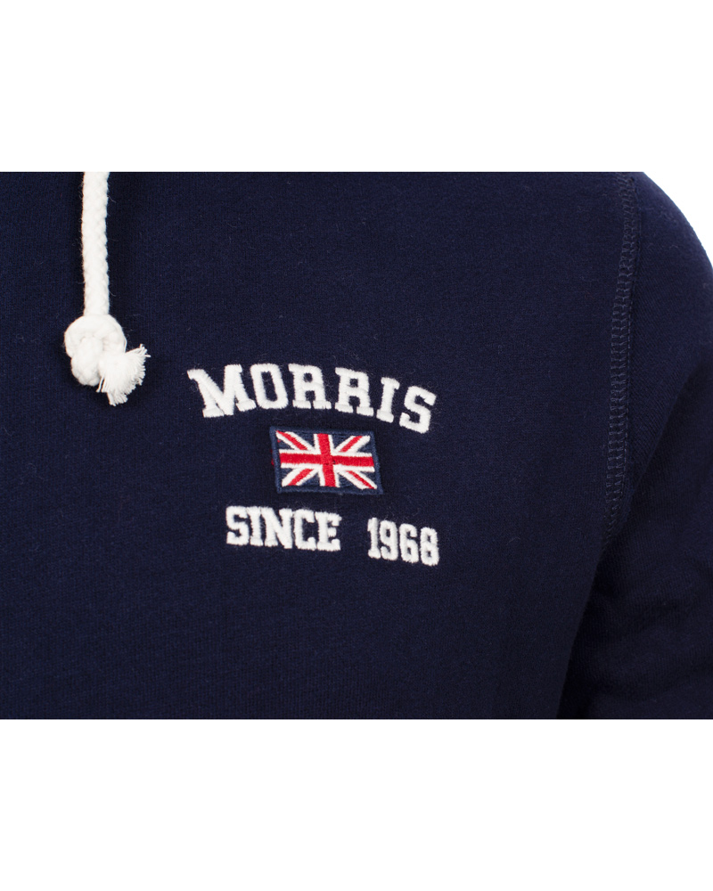 Herr | Tröjor | Morris | Yale Zip-Hood Navy