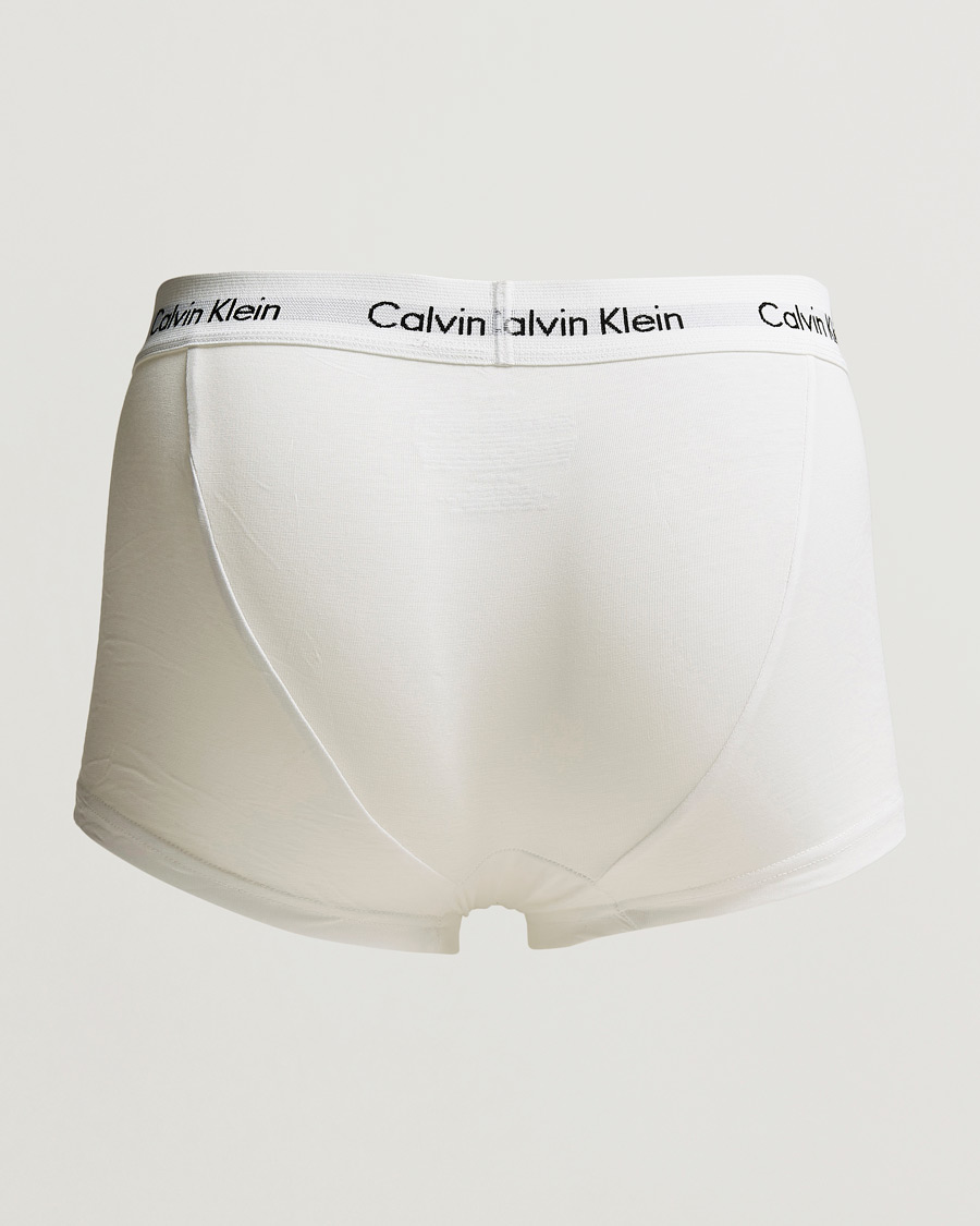 Herre | Underbukser | Calvin Klein | Cotton Stretch Low Rise Trunk 3-pack White