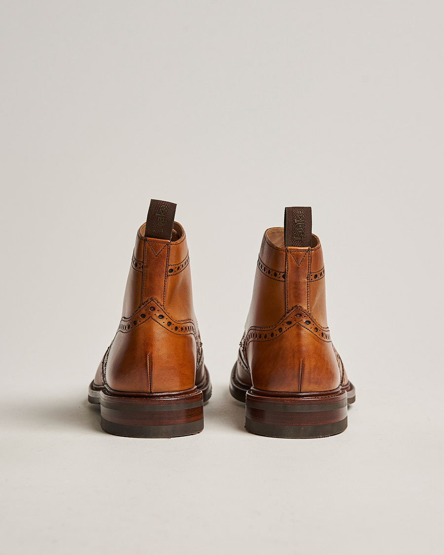 Herr | Kängor | Loake 1880 | Bedale Boot Tan Burnished Calf