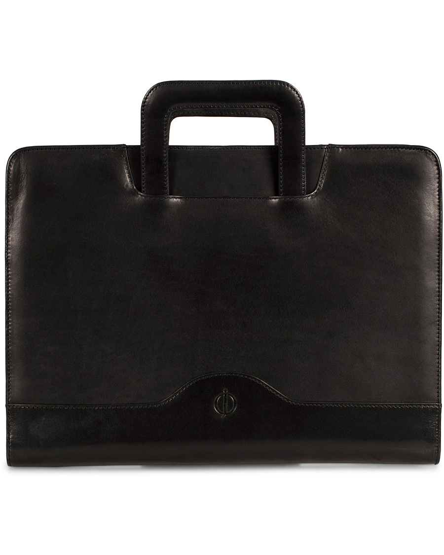 Herr | Oscar Jacobson Leather Breifcase 13'' Laptop Black | Oscar Jacobson | Leather Breifcase 13'' Laptop Black