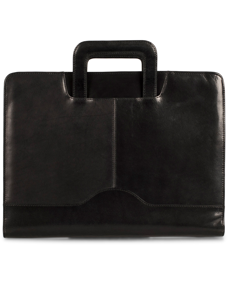Herr | Oscar Jacobson Leather Breifcase 13'' Laptop Black | Oscar Jacobson | Leather Breifcase 13'' Laptop Black