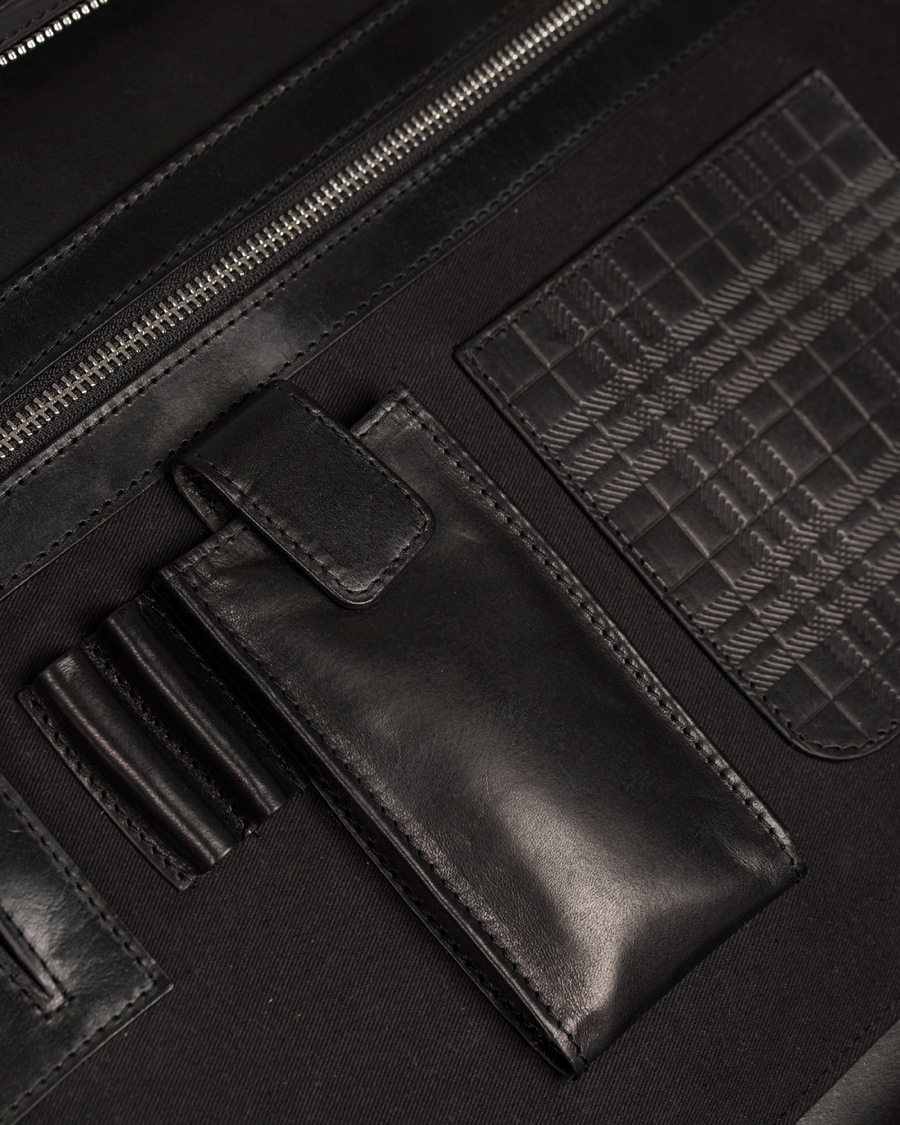 Herr | Oscar Jacobson Leather Breifcase 13'' Laptop Black | Oscar Jacobson | Leather Breifcase 13'' Laptop Black