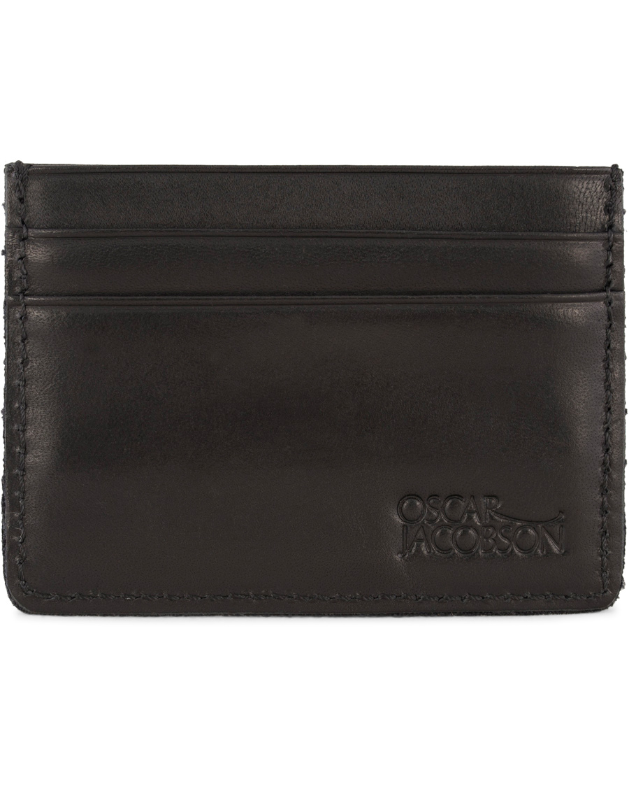 Herr | Oscar Jacobson Leather Wallet Black | Oscar Jacobson | Leather Wallet Black
