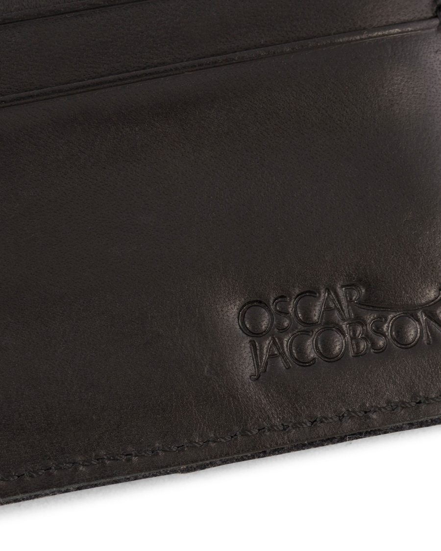 Herr | Oscar Jacobson Leather Wallet Black | Oscar Jacobson | Leather Wallet Black