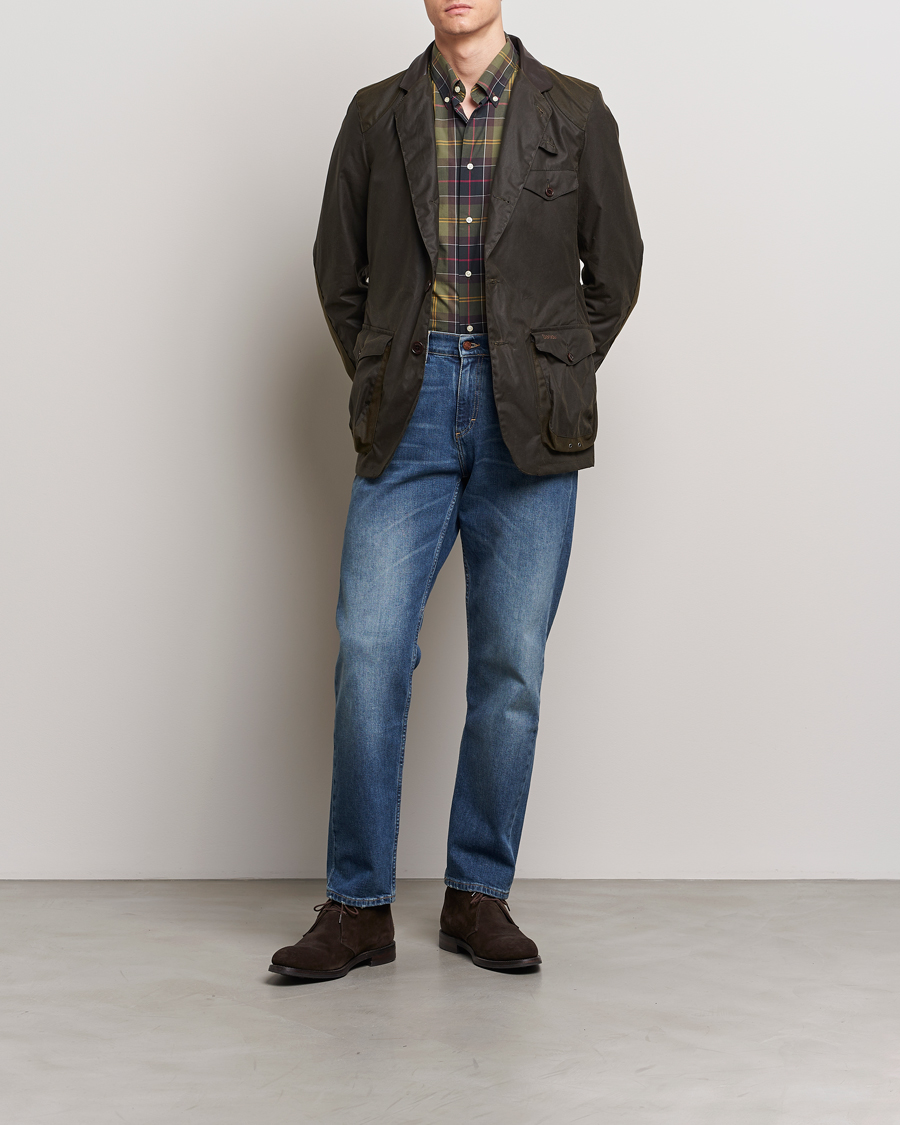 Herr | Jackor | Barbour Heritage | Barbour Lifestyle Beacon Sports Jacket Olive