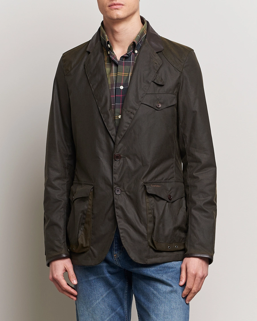 Herr | Klassiska jackor | Barbour Lifestyle | Beacon Sports Jacket Olive