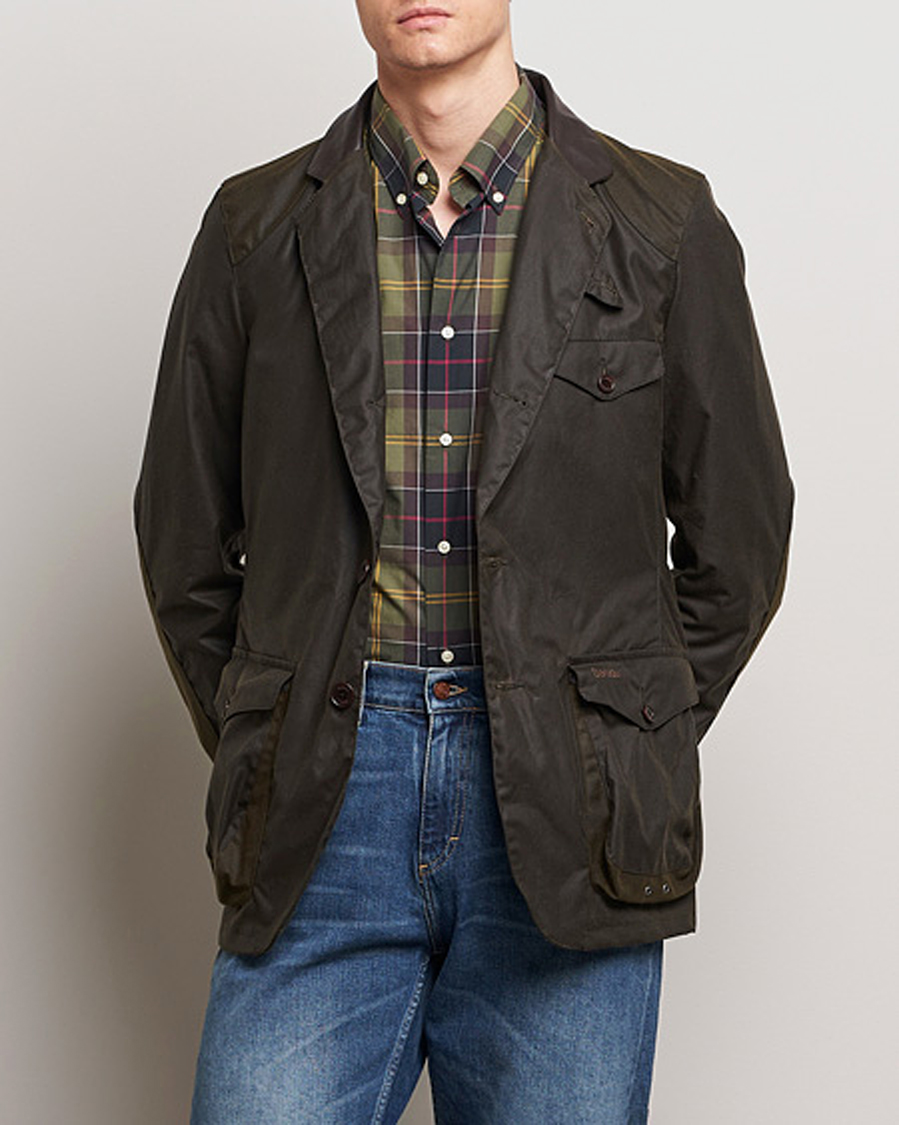 Herr | Jackor | Barbour Heritage | Barbour Lifestyle Beacon Sports Jacket Olive