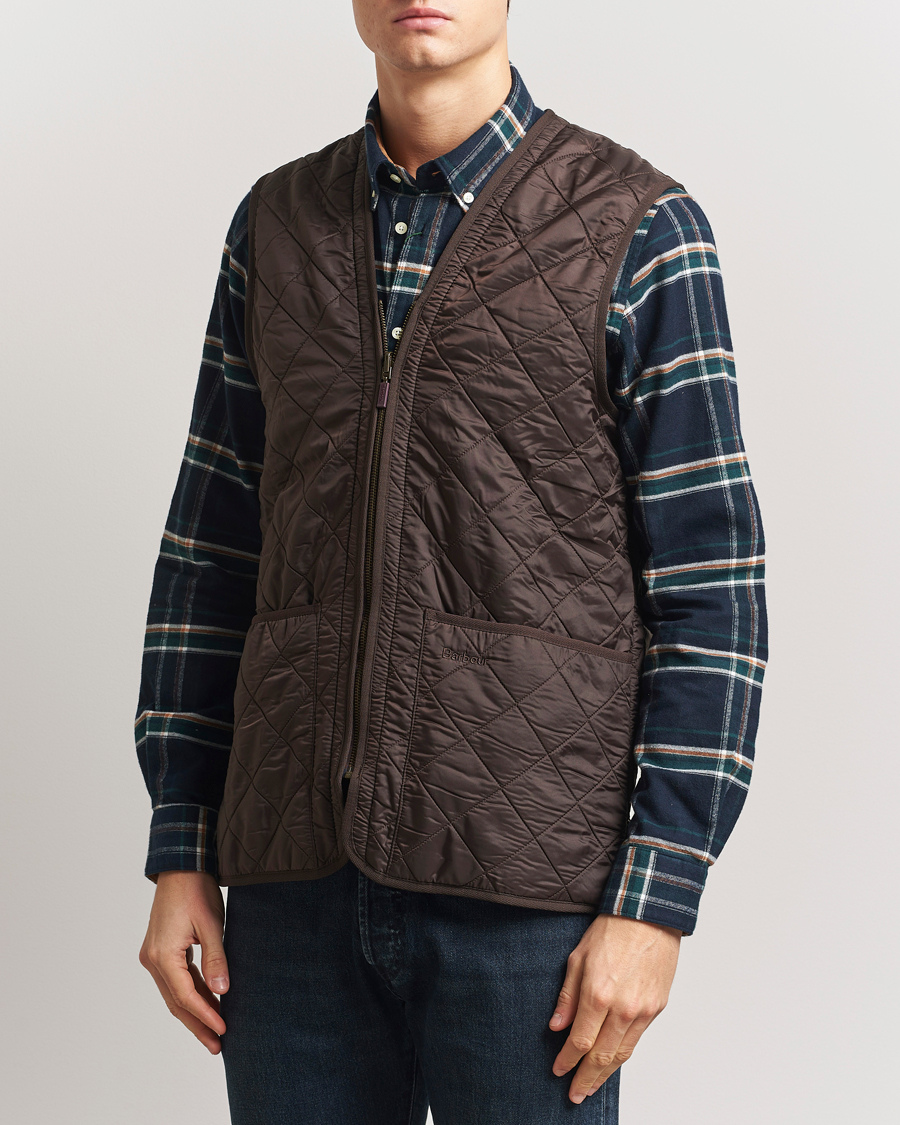 Herr | Jackor | Barbour Lifestyle | Quilt Waistcoat/Zip-In Liner Brown