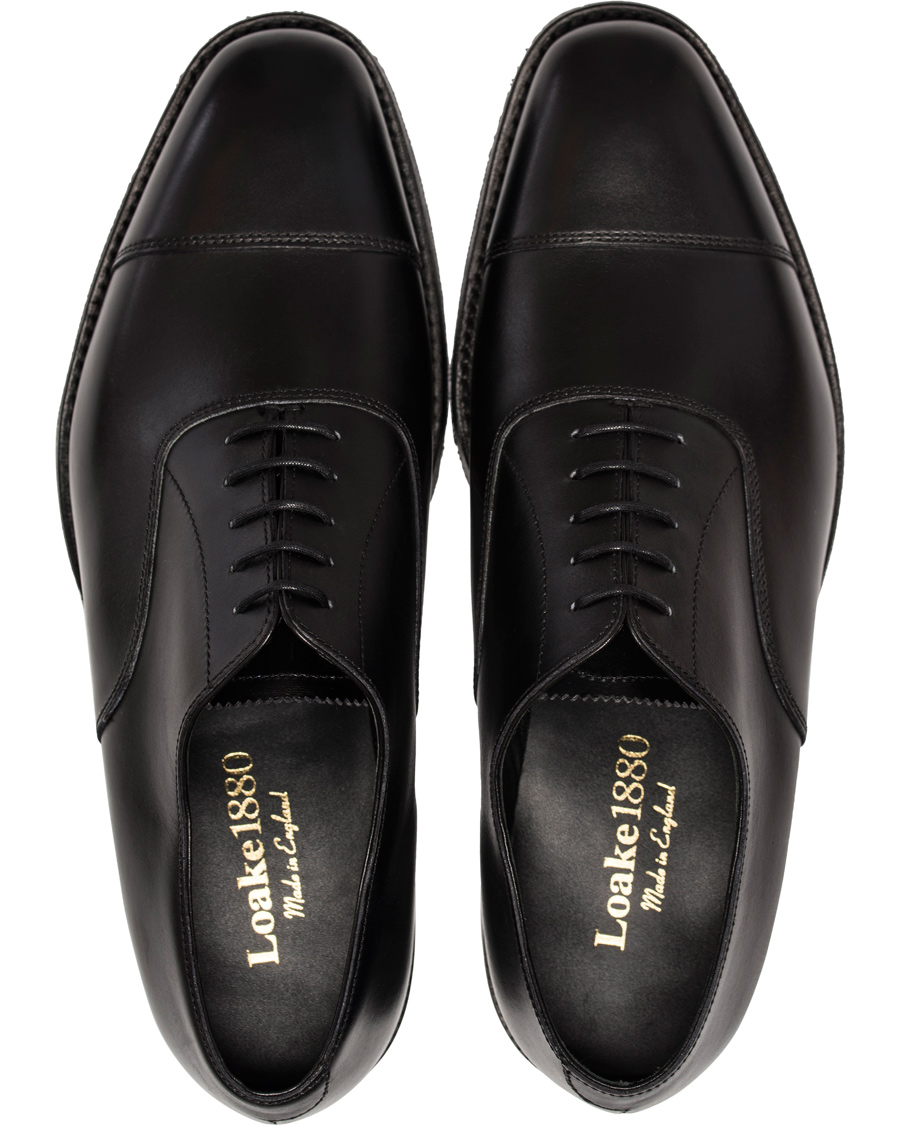 Herr | Loake 1880 Aldwych Dainite Oxford Black Calf | Loake 1880 | Aldwych Dainite Oxford Black Calf