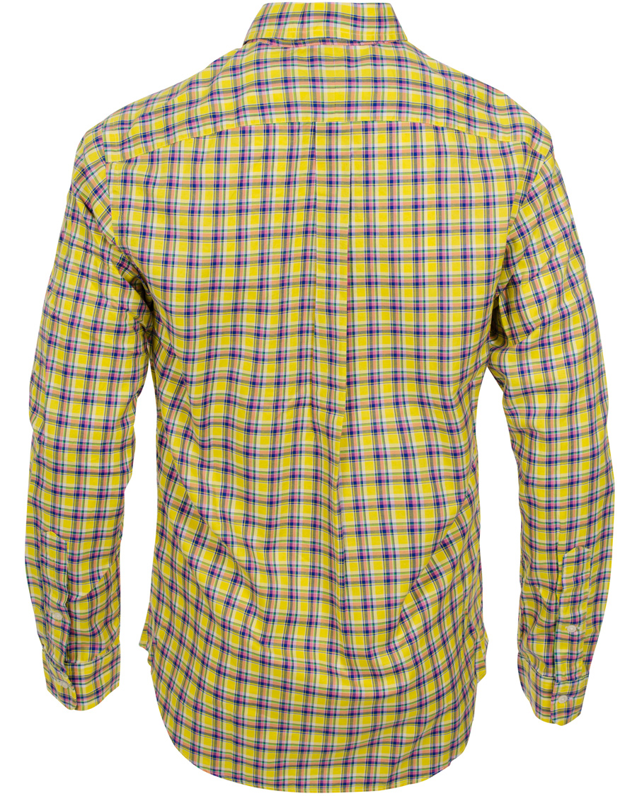 Herr | Skjortor | Polo Ralph Lauren | Slim Fit Oxford Shirt Yellow/Royal