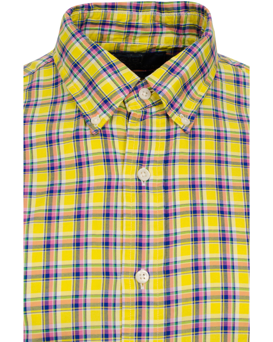 Herr | Skjortor | Polo Ralph Lauren | Slim Fit Oxford Shirt Yellow/Royal