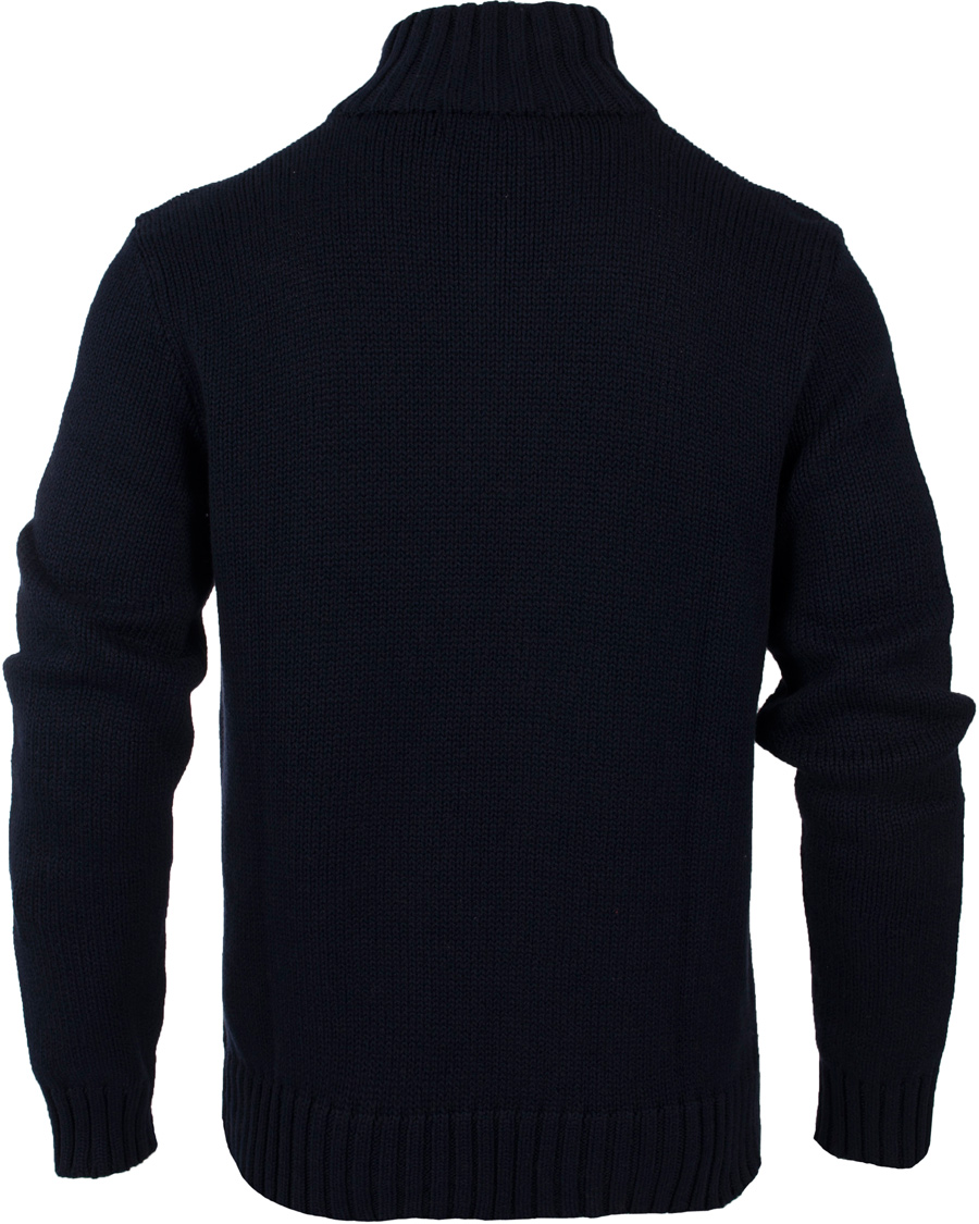 Herr |  | Polo Ralph Lauren | Half Zip Cotton Sweater Hunter Navy