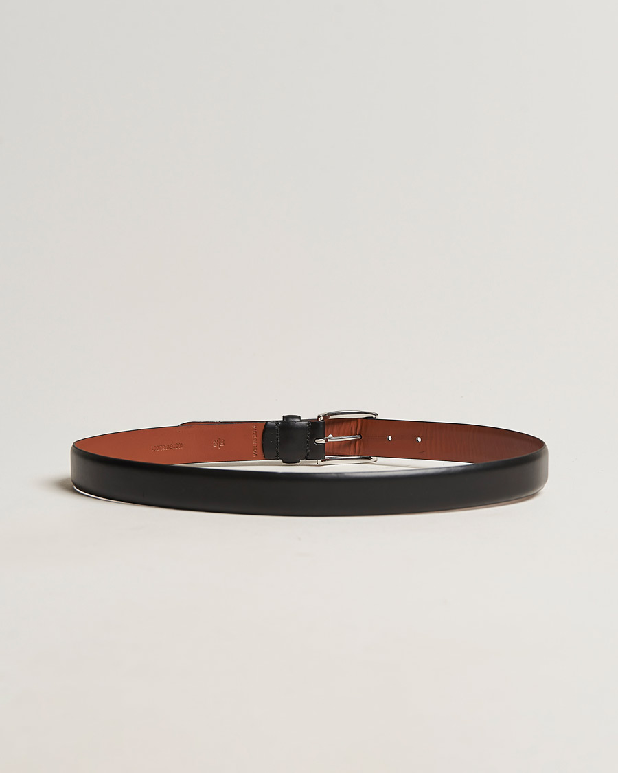 Herr | Polo Ralph Lauren Cowhide Belt 3 cm Black | Polo Ralph Lauren | Cowhide Belt 3 cm Black