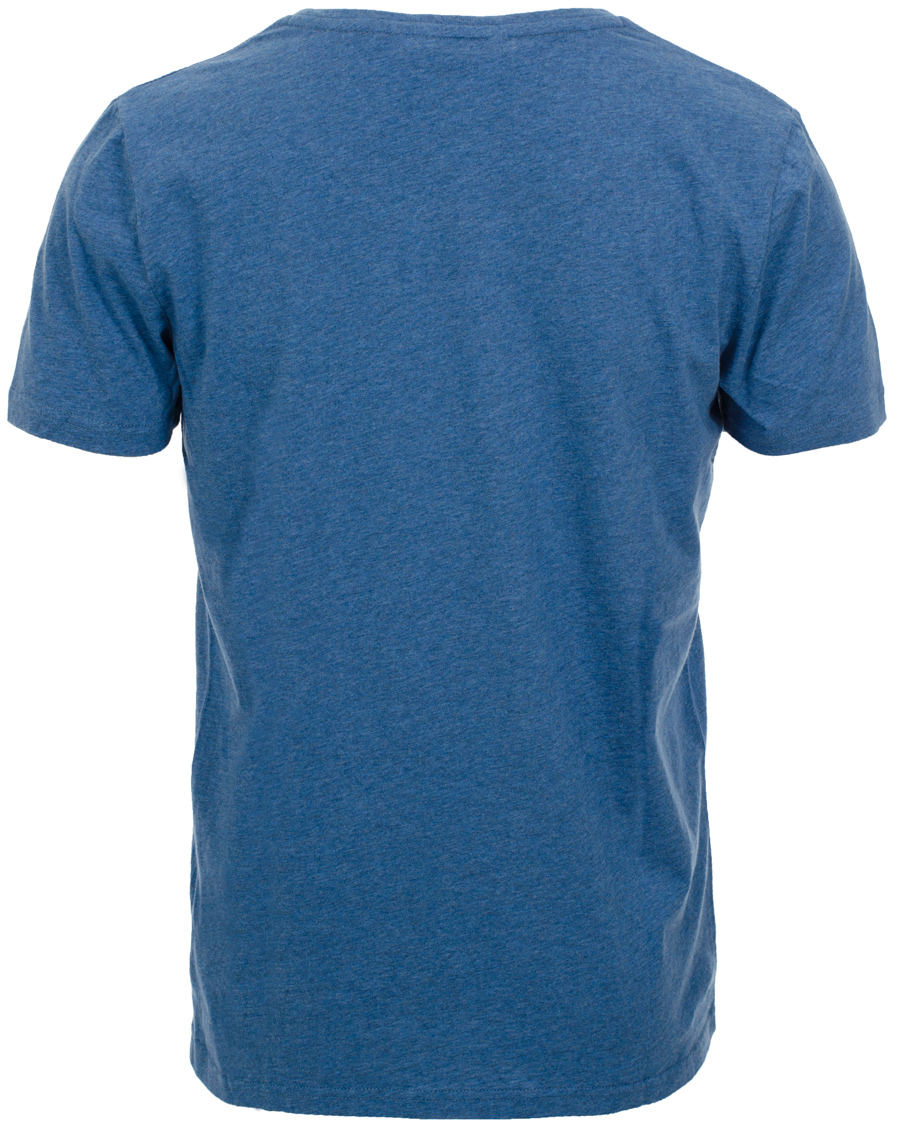 Herr | T-Shirts | NN07 | Iver 3116 T-Shirt Mid Blue Melange