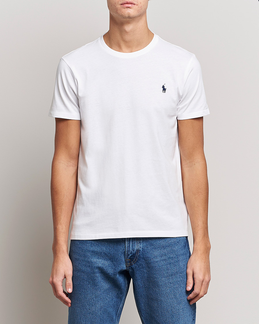 Herr | Kortärmade t-shirts | Polo Ralph Lauren | Custom Slim Fit Tee White