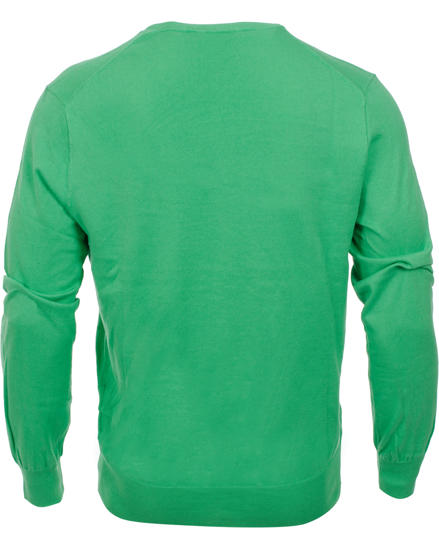 Herr | Tröjor | Polo Ralph Lauren | Slim Fit Pima Cotton Crew Neck Pullover Tiller Green