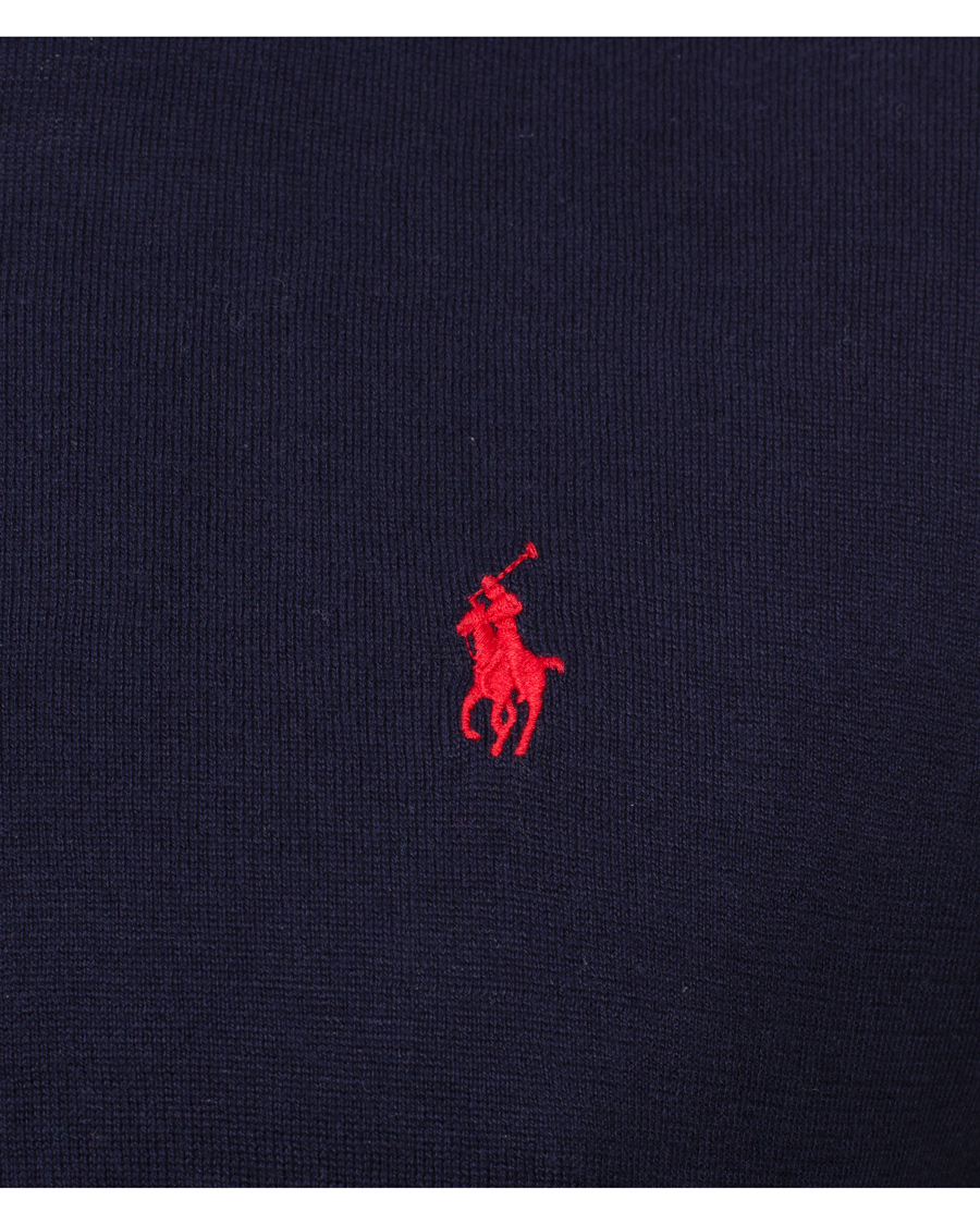 Herr | Tröjor | Polo Ralph Lauren | Slim Fit Pima Cotton Crew Neck Pullover Hunter Navy