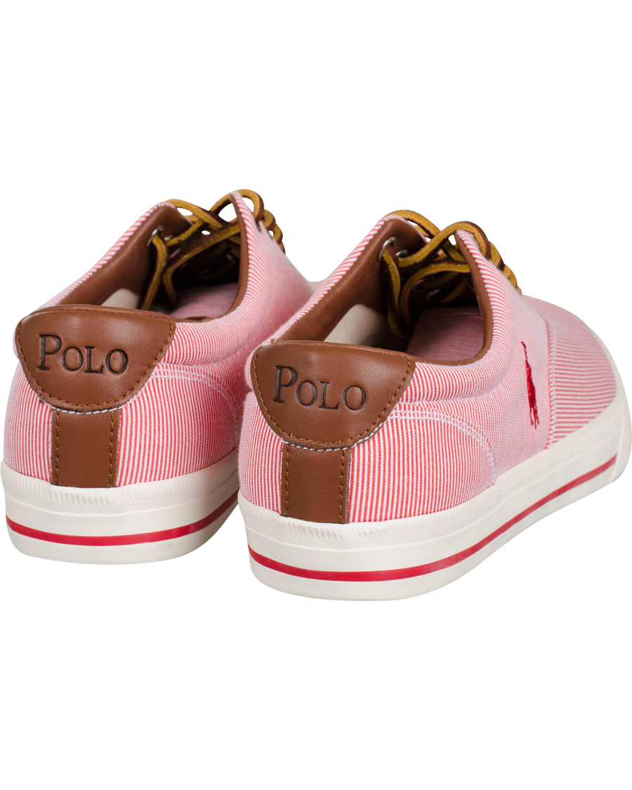 Herr | Polo Ralph Lauren Vaughn-NE Stripe Sneaker RL Red | Polo Ralph Lauren | Vaughn-NE Stripe Sneaker RL Red