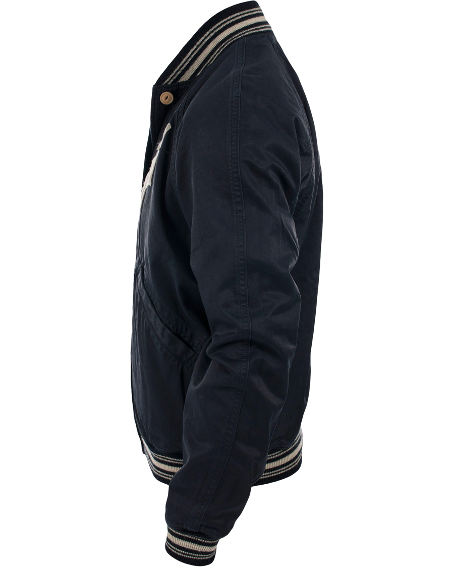 Herr | Jackor | Polo Ralph Lauren | Reversible Satin Varsity Jacket Navy