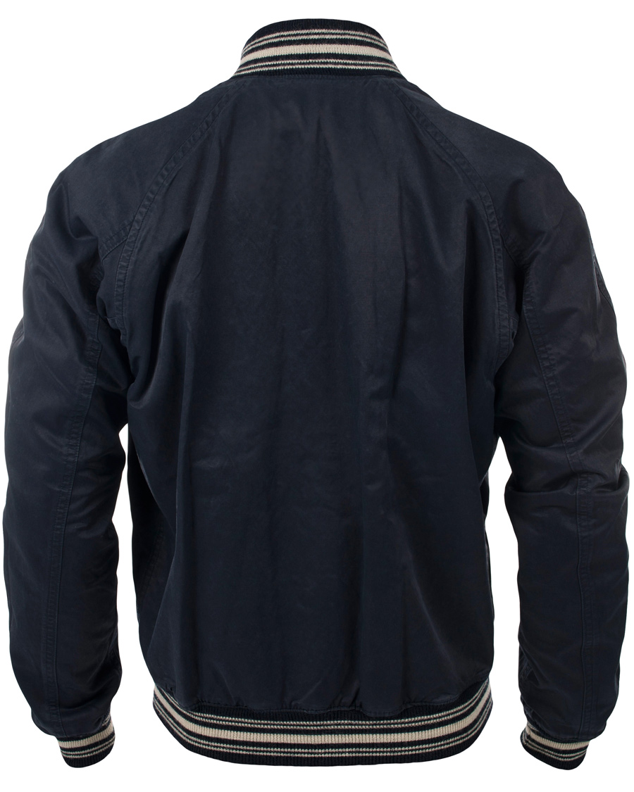 Herr | Jackor | Polo Ralph Lauren | Reversible Satin Varsity Jacket Navy