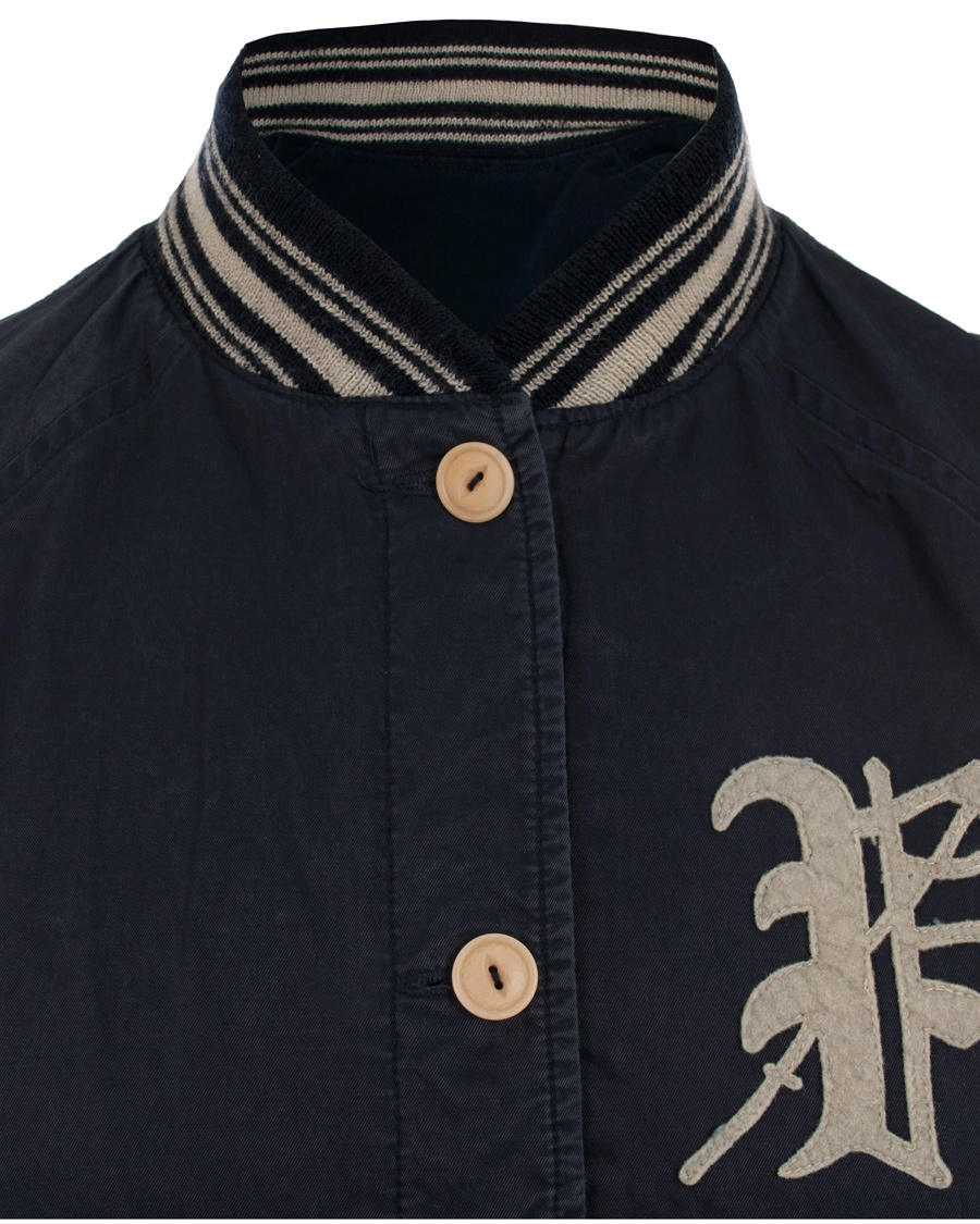 Herr | Jackor | Polo Ralph Lauren | Reversible Satin Varsity Jacket Navy