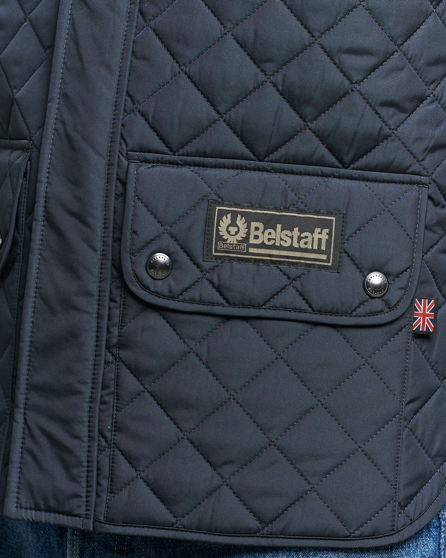 Herr | Jackor | Belstaff | Waistcoat Quilted Navy