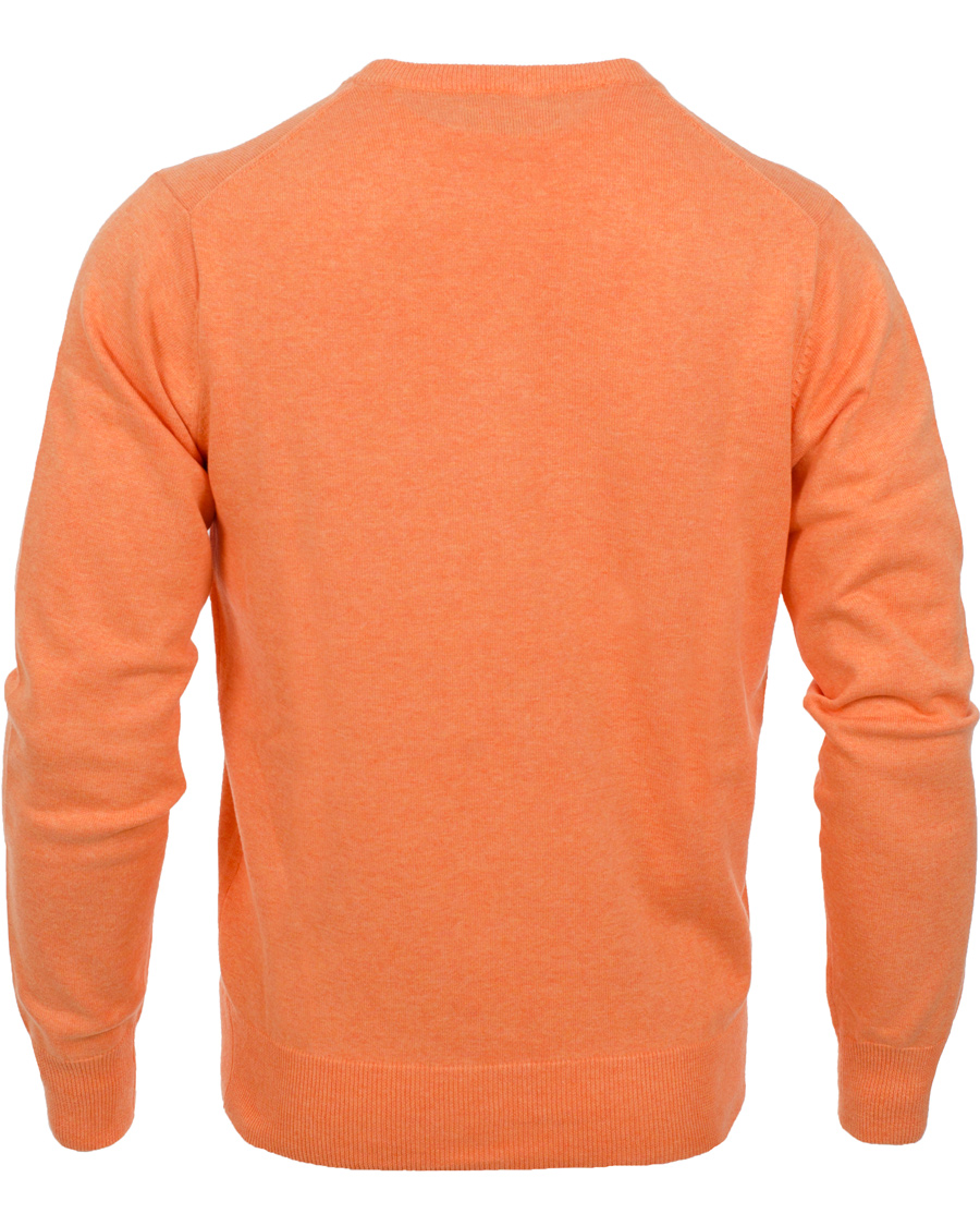 Herr | Tröjor | GANT | Light Weight Cotton V-Neck Pullover Carrot Melange