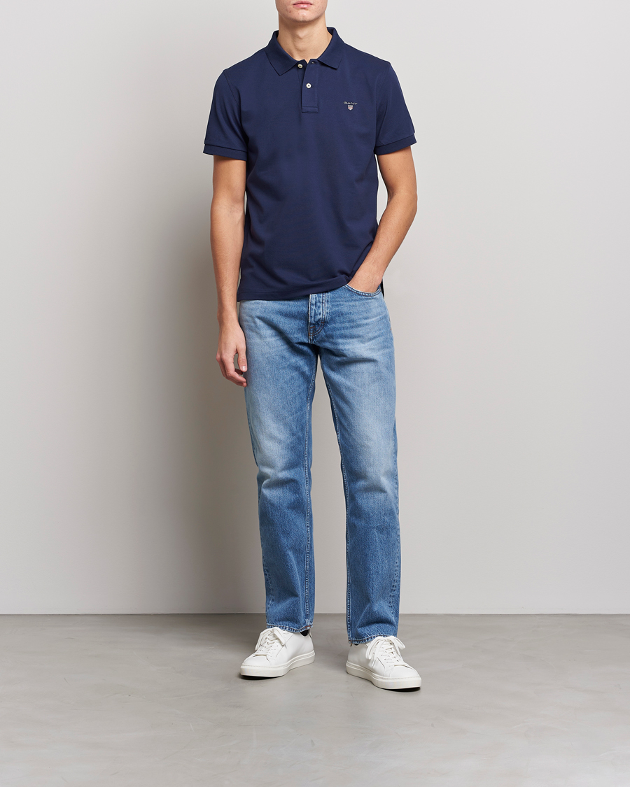 Herr | Pikéer | GANT | The Original Polo Evening Blue