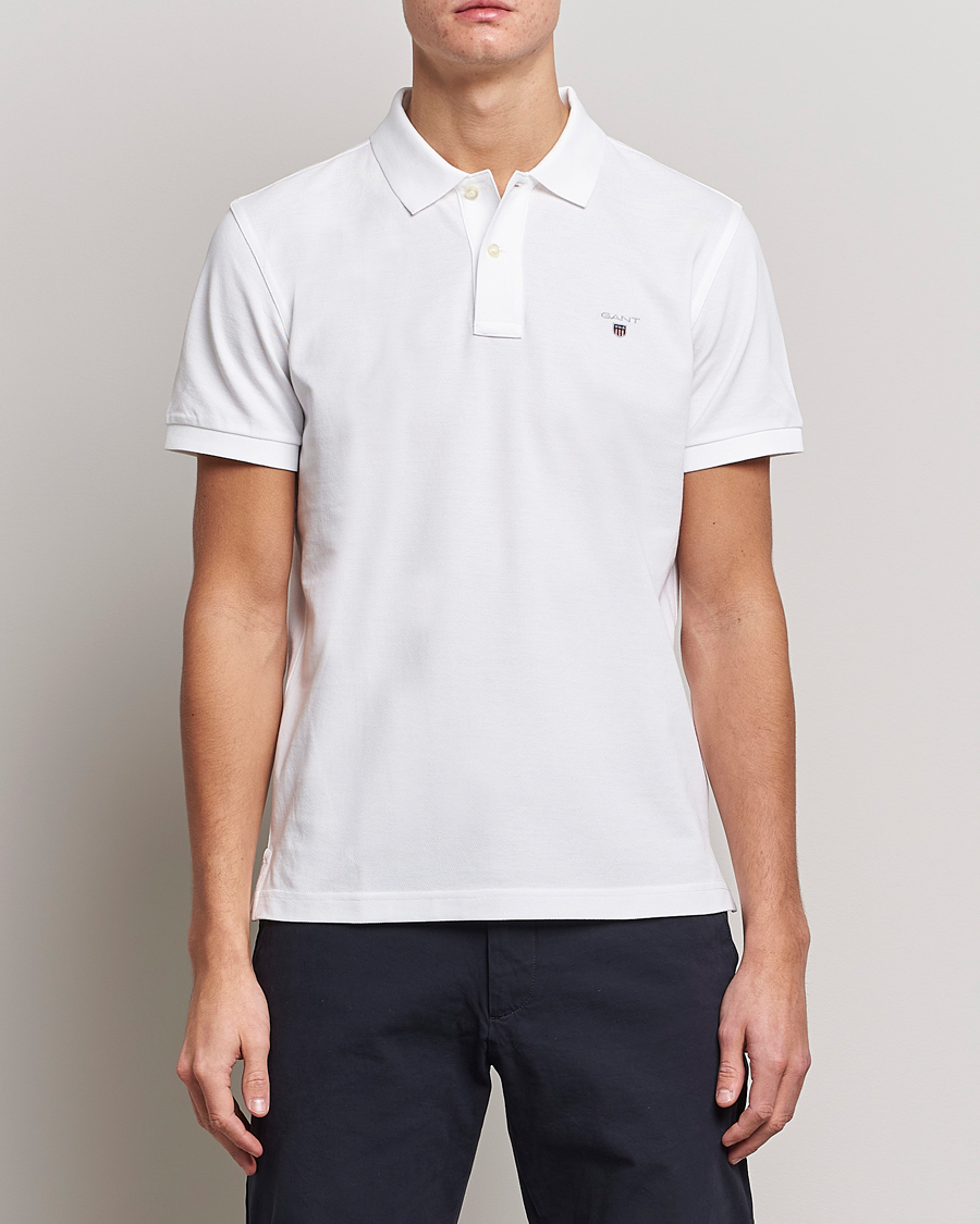 Herr | Pikéer | GANT | The Original Polo White